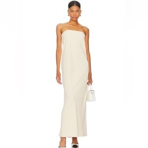 L’academie Shiva Maxi Dress Sand Beige XS NWT